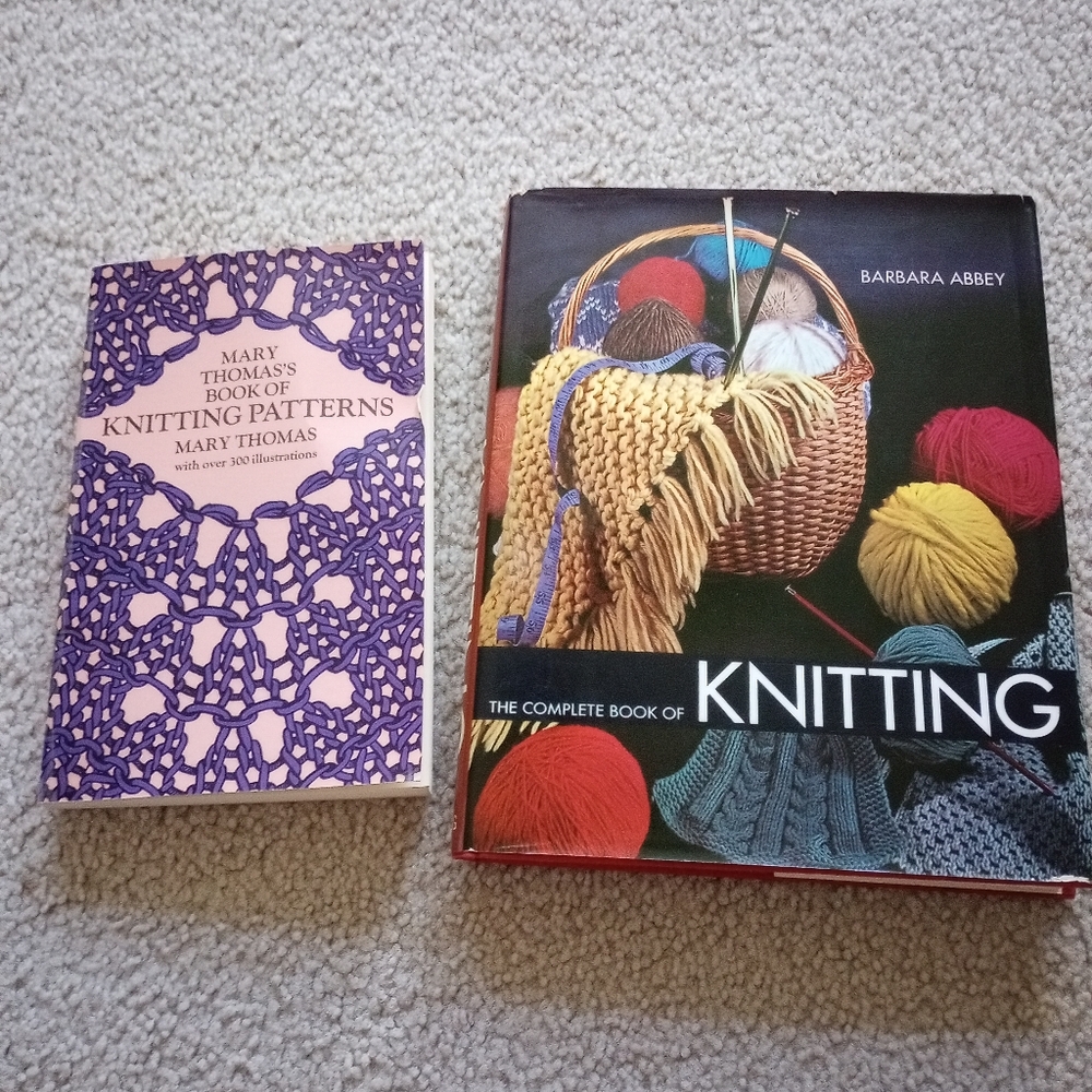 Vintage Knitting Books - Lot of 2